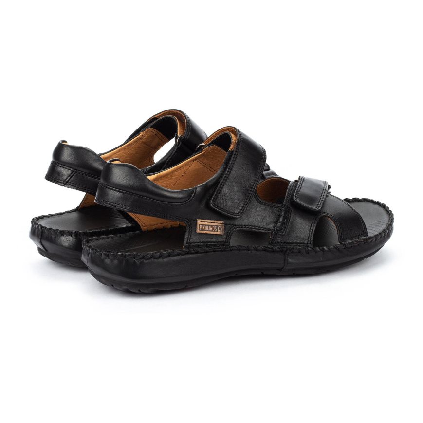 Men's Pikolinos TARIFA Sandals Black | NZ T5210Q9